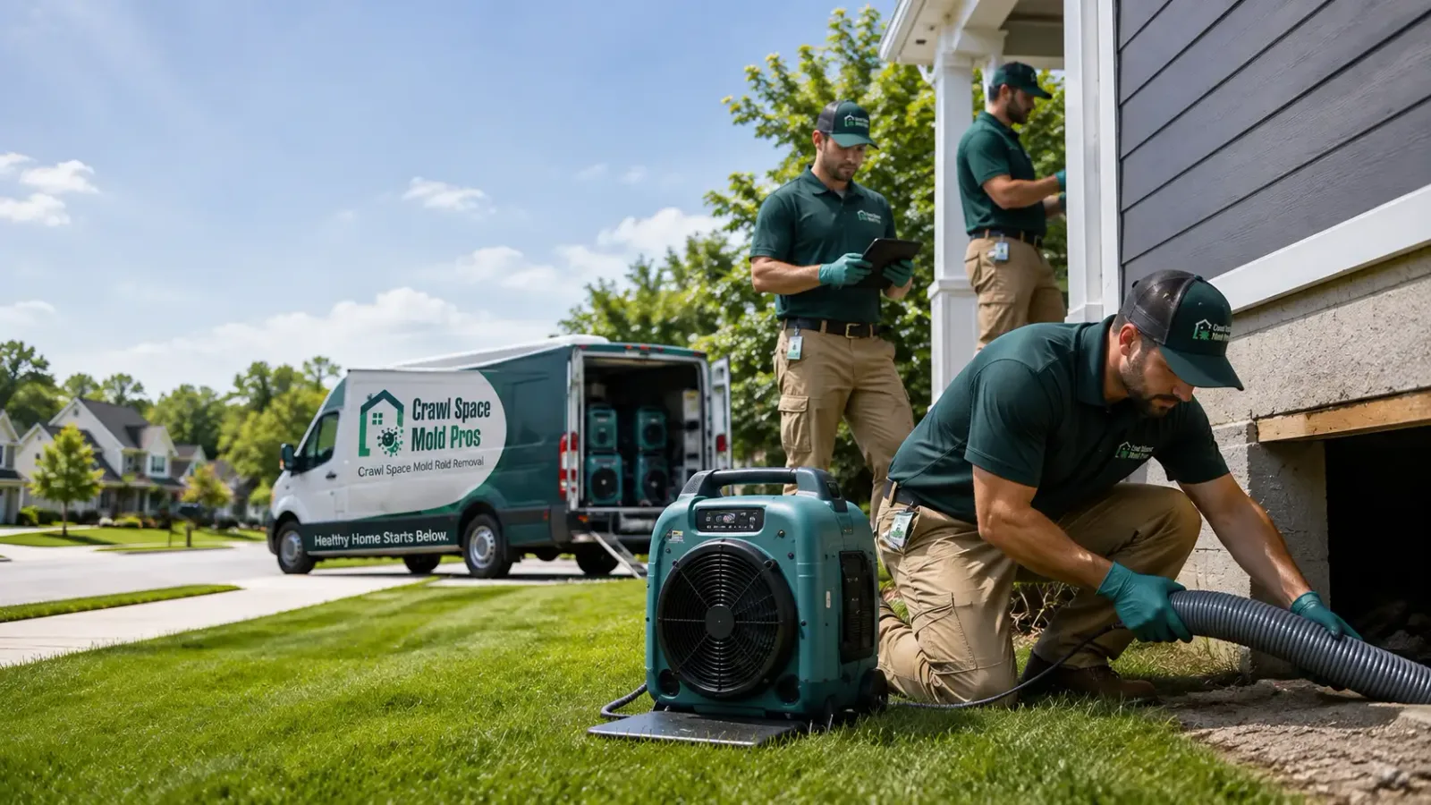 Crawl Space Mold Removal in Star, ID